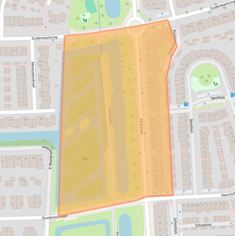 Kaart van postcodegebied 2408PA.