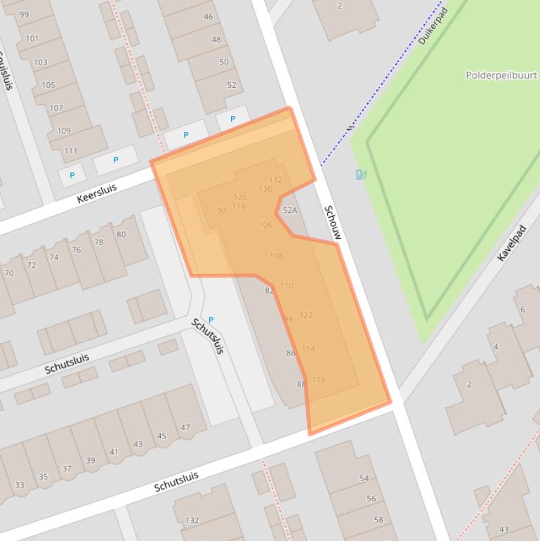 Kaart van postcodegebied 2408PD.