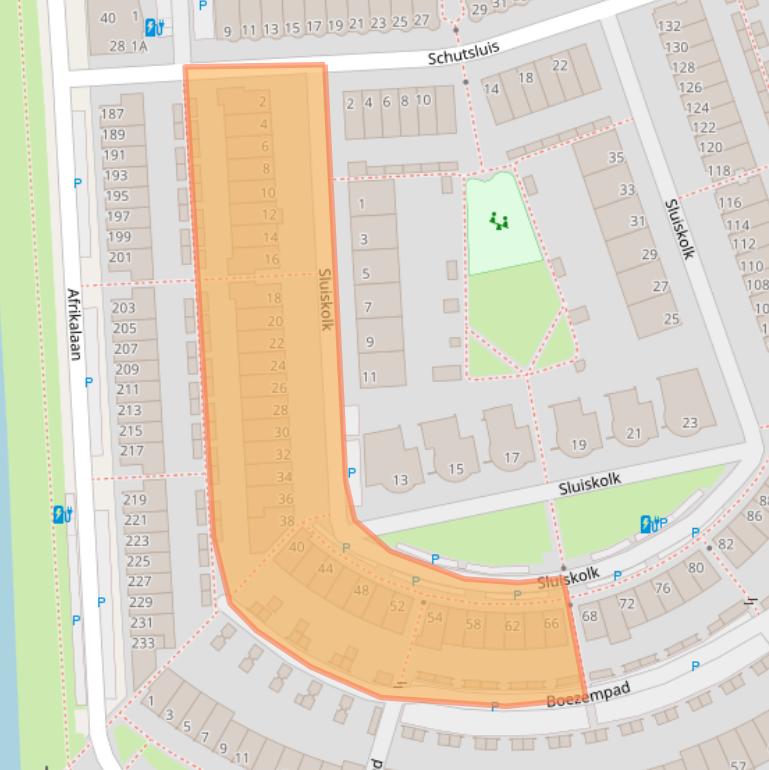 Kaart van postcodegebied 2408PE.