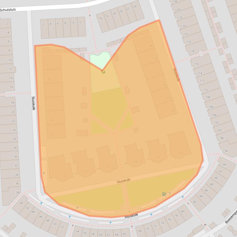 Kaart van postcodegebied 2408PG.
