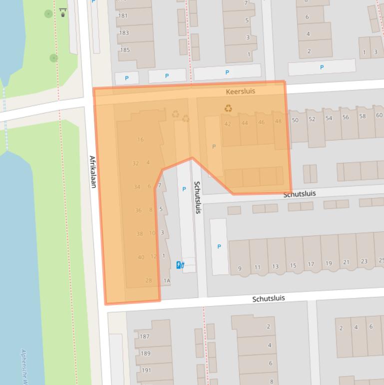 Kaart van postcodegebied 2408PL.