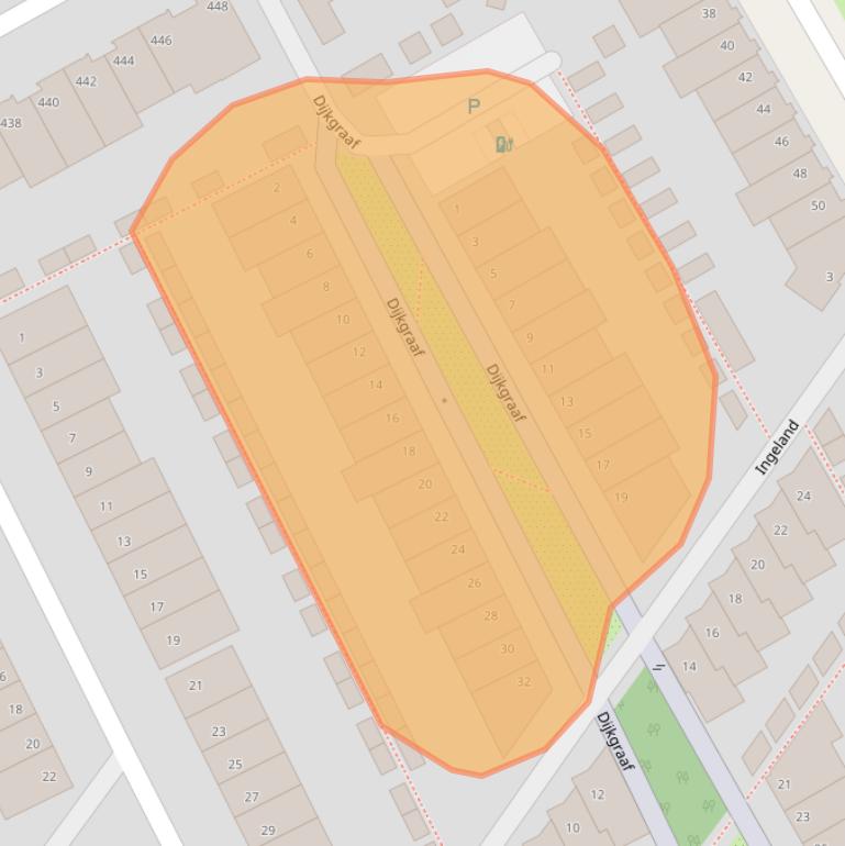 Kaart van postcodegebied 2408RB.