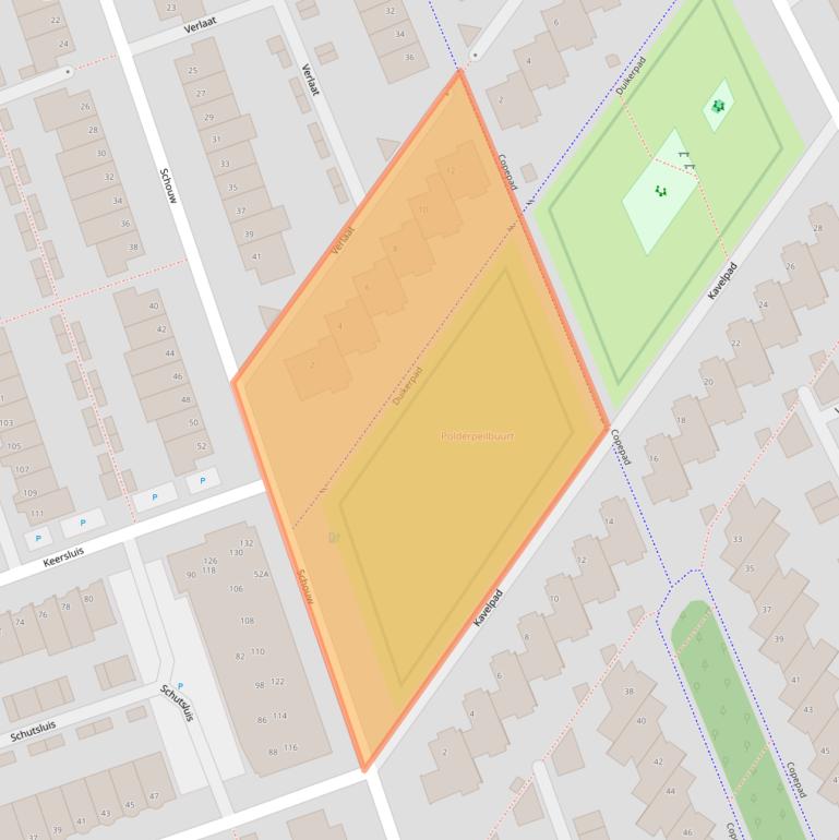 Kaart van postcodegebied 2408RN.