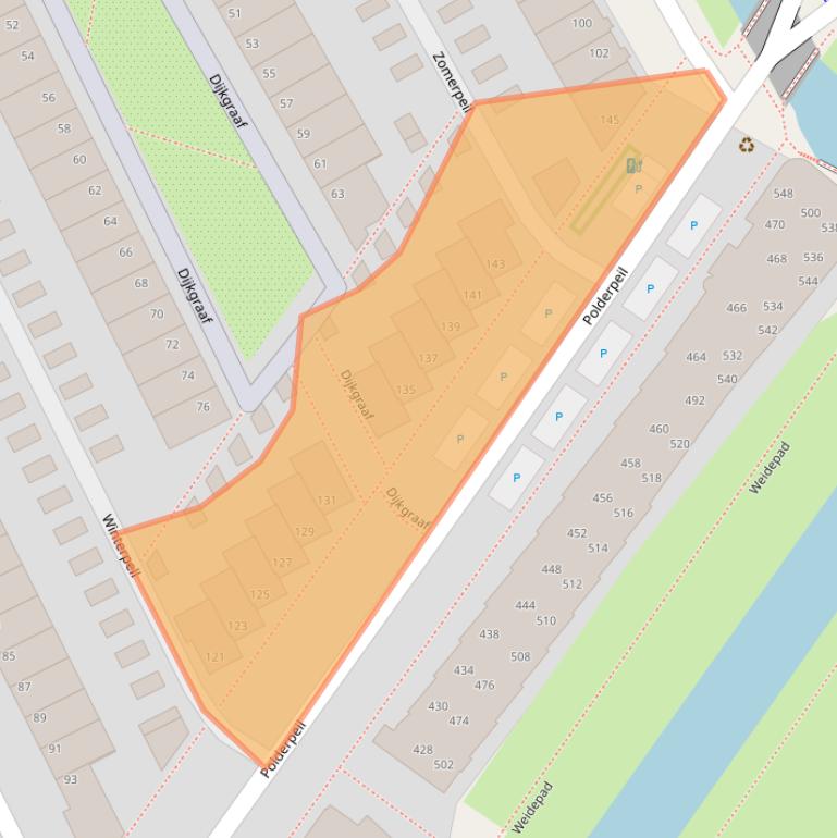 Kaart van postcodegebied 2408SC.