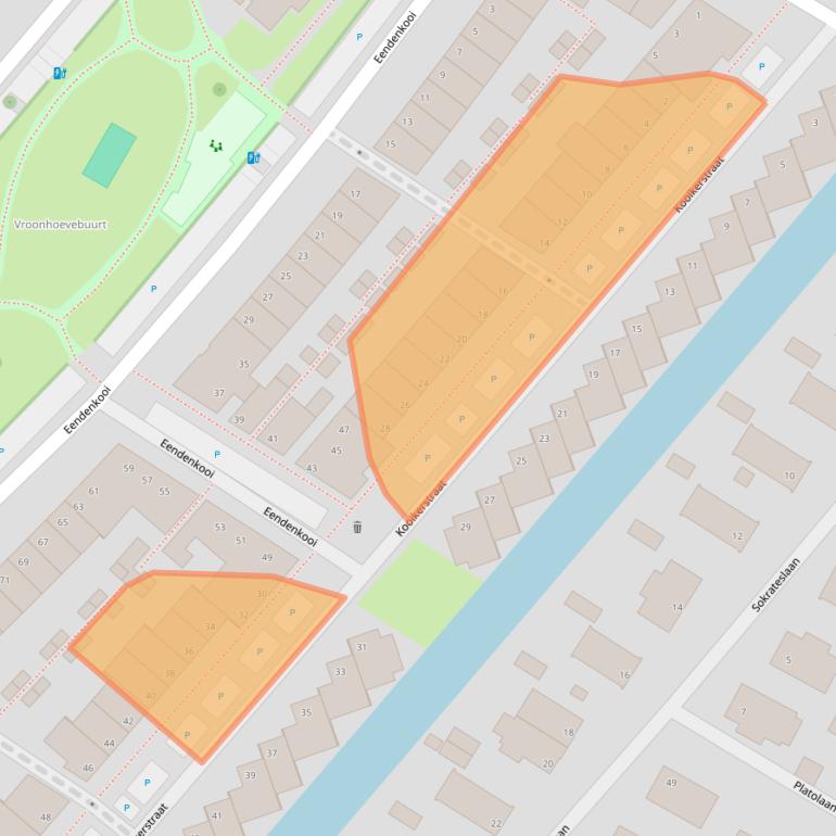 Kaart van postcodegebied 2408SN.