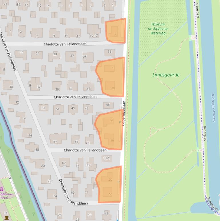 Kaart van postcodegebied 2408SX.