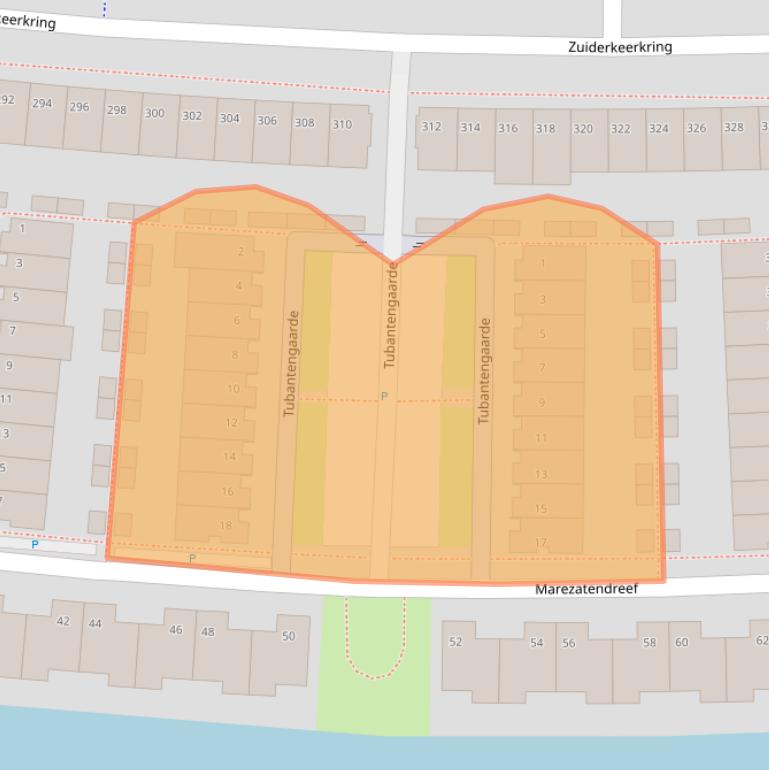 Kaart van postcodegebied 2408TB.