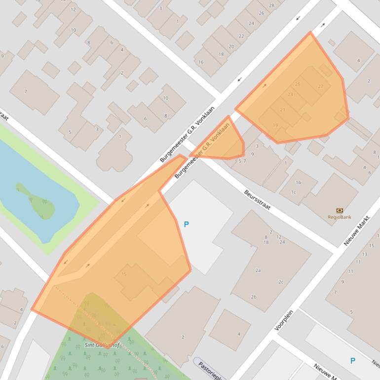 Kaart van postcodegebied 2411AX.