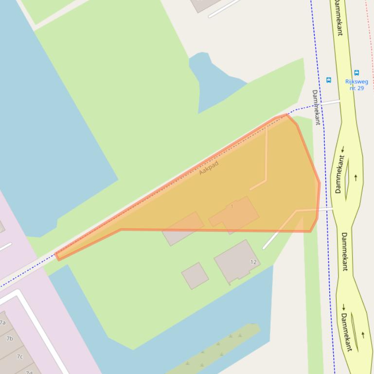 Kaart van postcodegebied 2411MM.