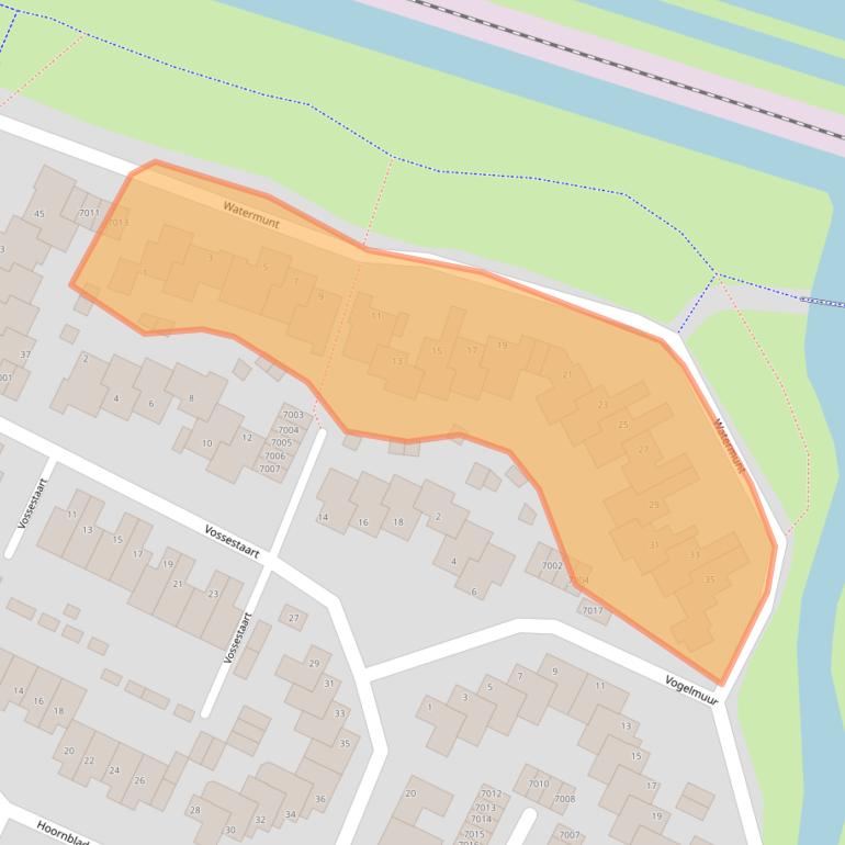 Kaart van postcodegebied 2411MN.