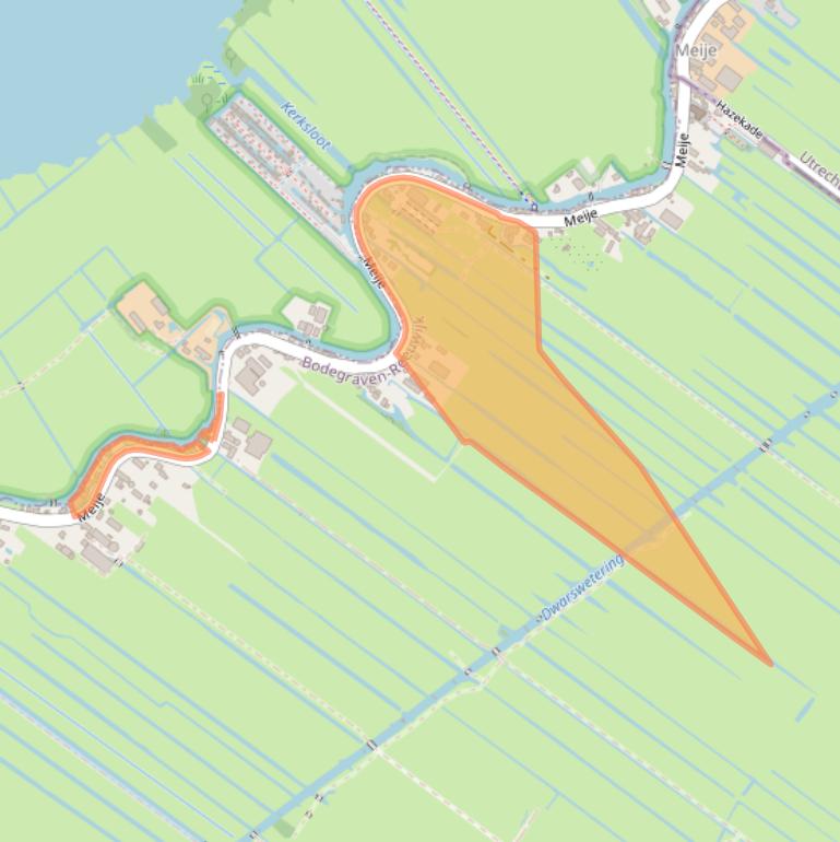 Kaart van postcodegebied 2411PM.