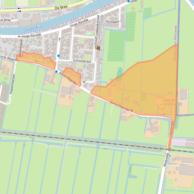 Kaart van postcodegebied 2415AV.