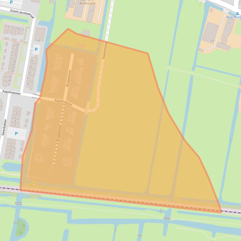 Kaart van postcodegebied 2415BL.