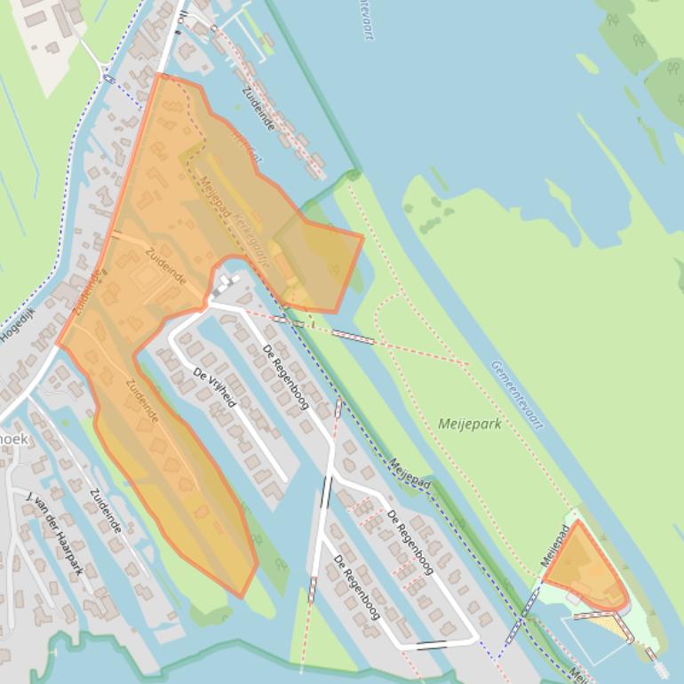 Kaart van postcodegebied 2421AK.