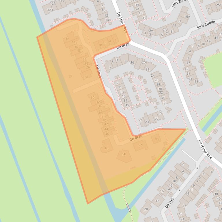 Kaart van postcodegebied 2421HD.