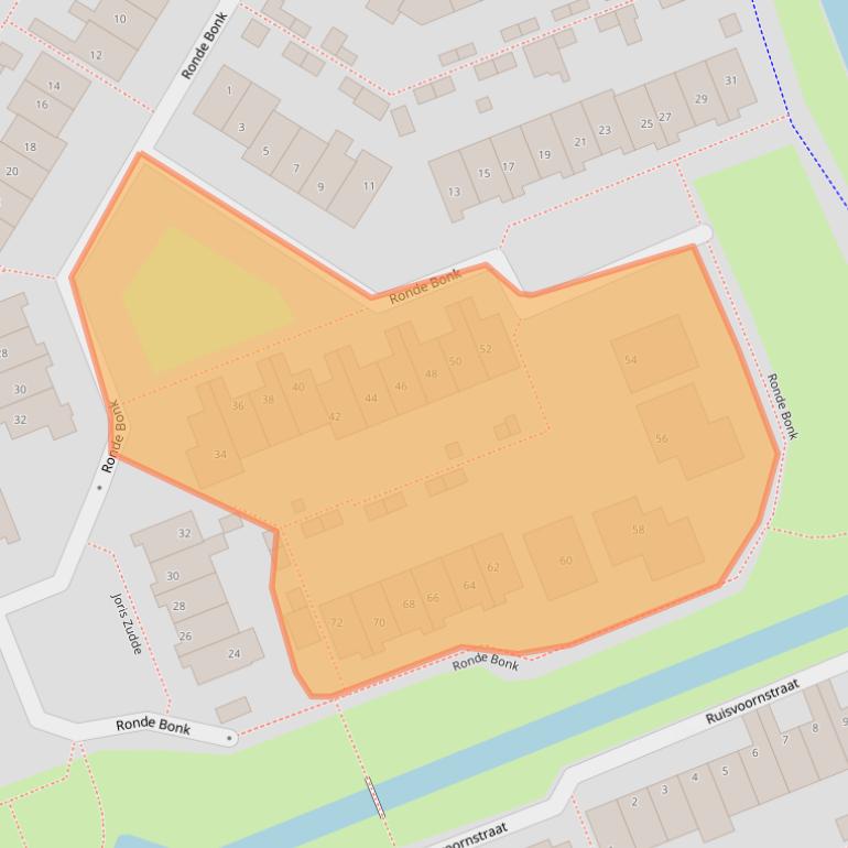 Kaart van postcodegebied 2421HL.