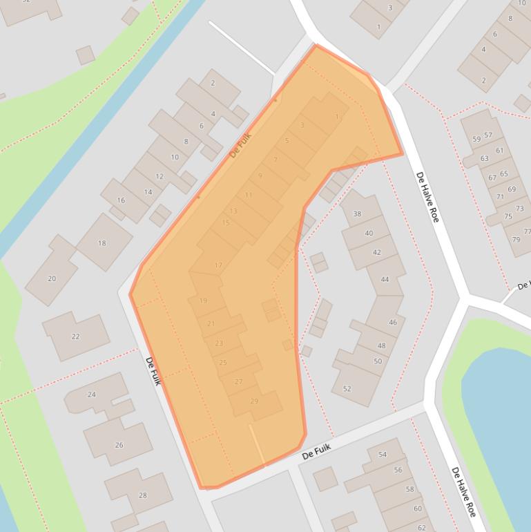 Kaart van postcodegebied 2421HX.