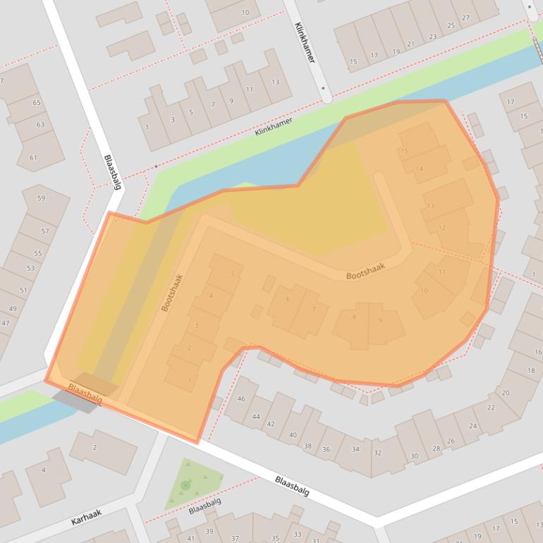 Kaart van postcodegebied 2421MJ.