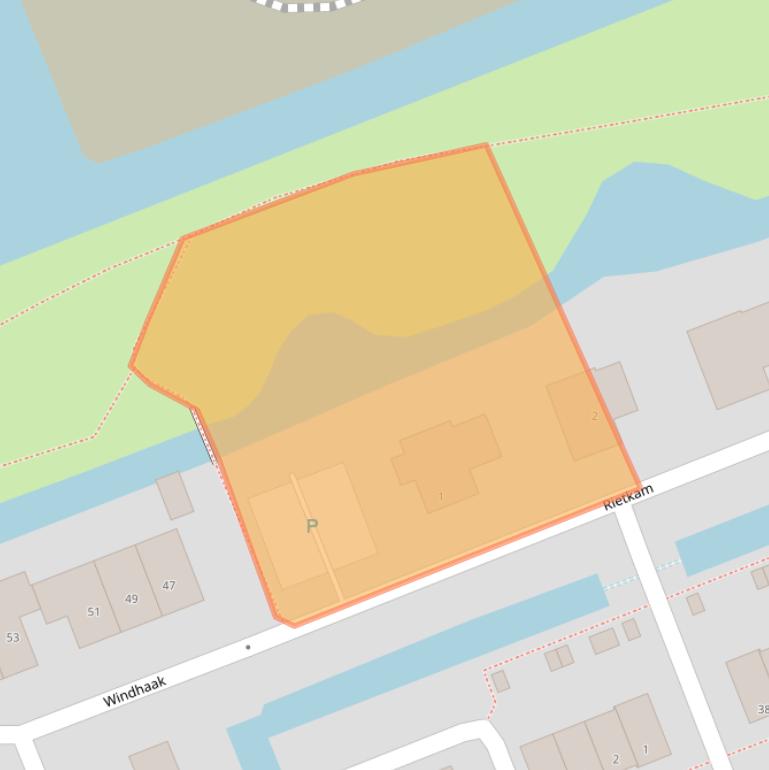 Kaart van postcodegebied 2421NW.