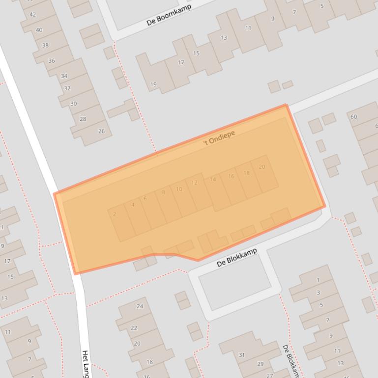 Kaart van postcodegebied 2421TR.