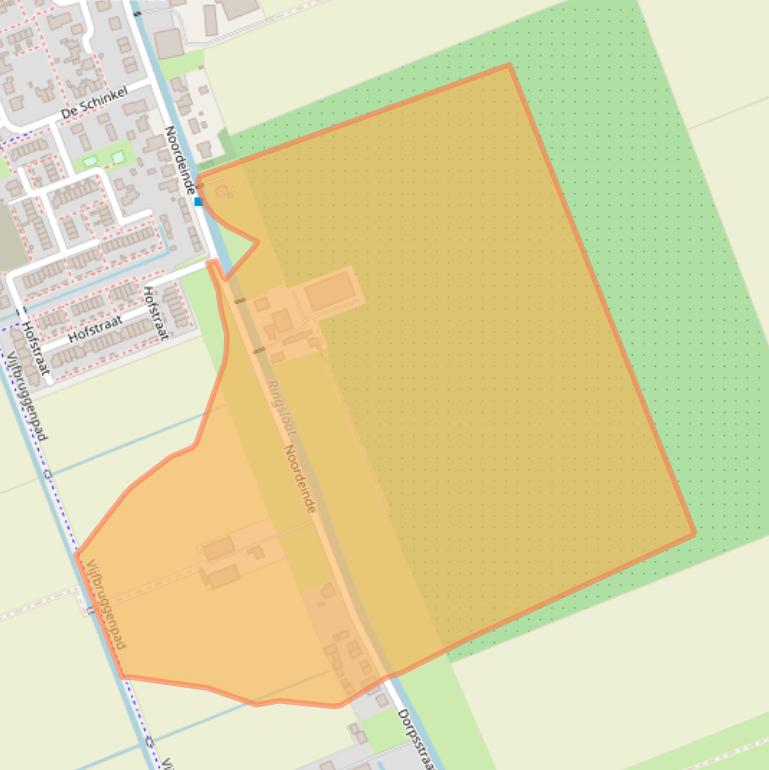Kaart van postcodegebied 2435AC.