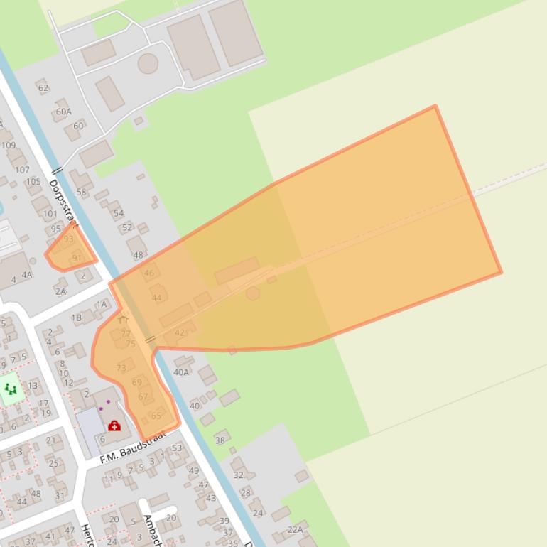 Kaart van postcodegebied 2435AL.