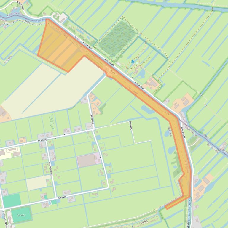 Kaart van postcodegebied 2435NM.