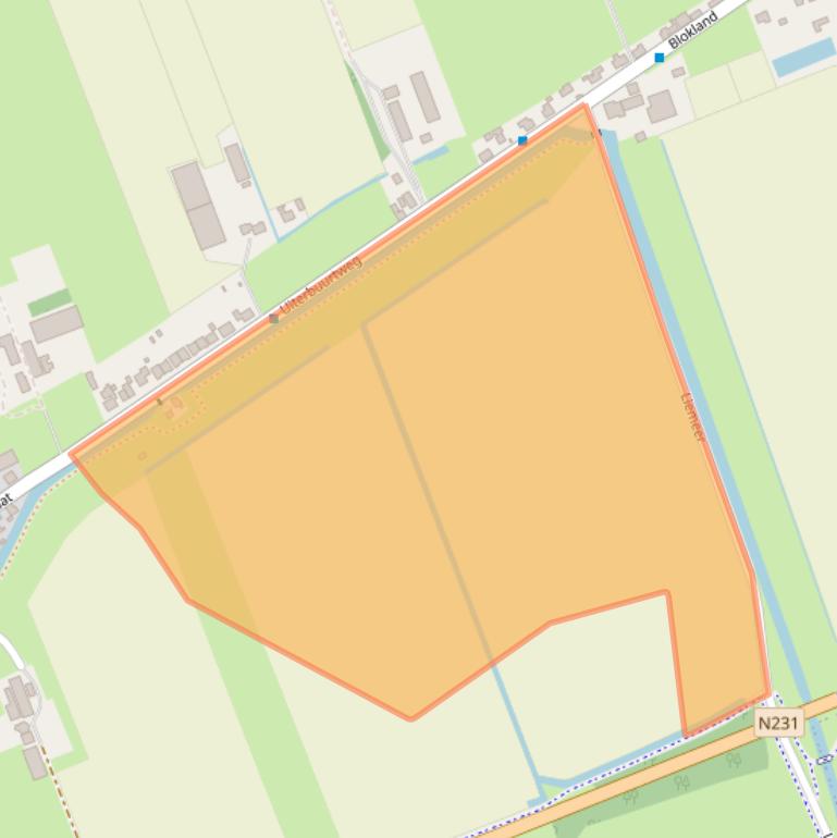 Kaart van postcodegebied 2441EB.