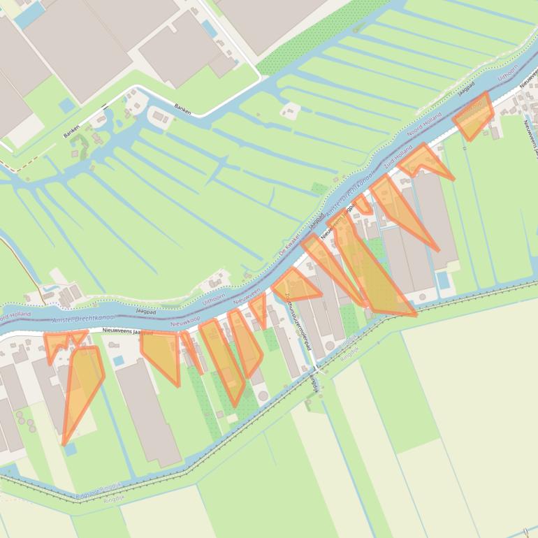 Kaart van postcodegebied 2441GB.