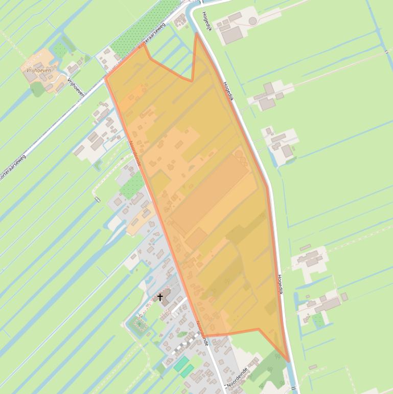 Kaart van postcodegebied 2445XA.