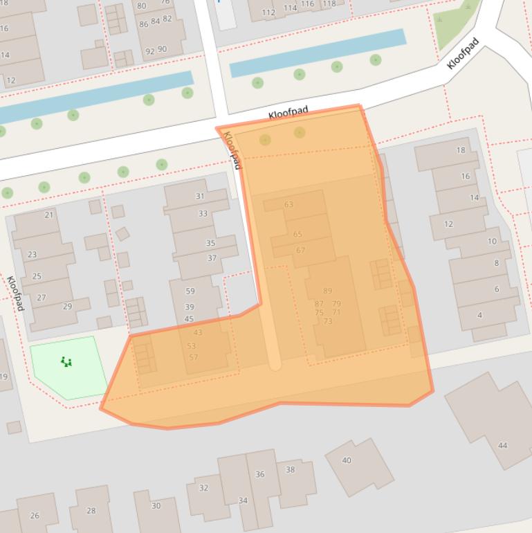 Kaart van postcodegebied 2451GB.