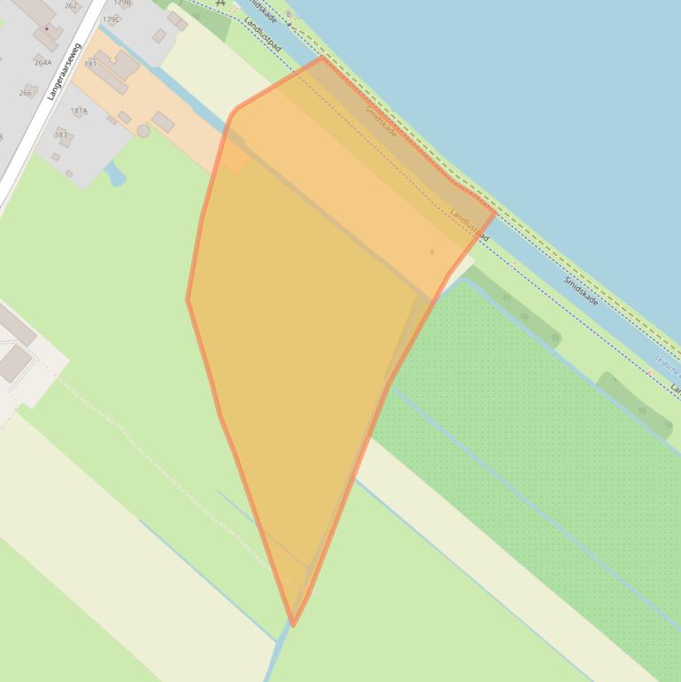 Kaart van postcodegebied 2461CX.