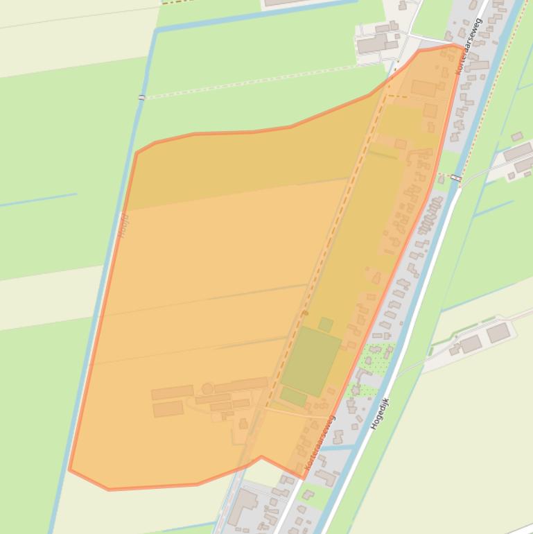 Kaart van postcodegebied 2461GM.