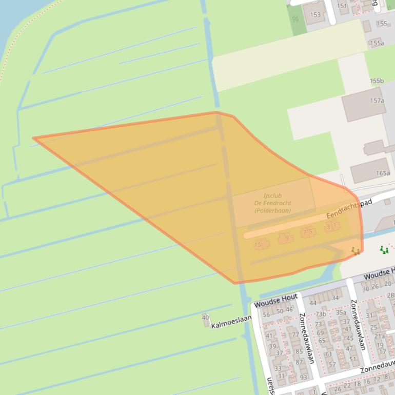 Kaart van postcodegebied 2465BM.