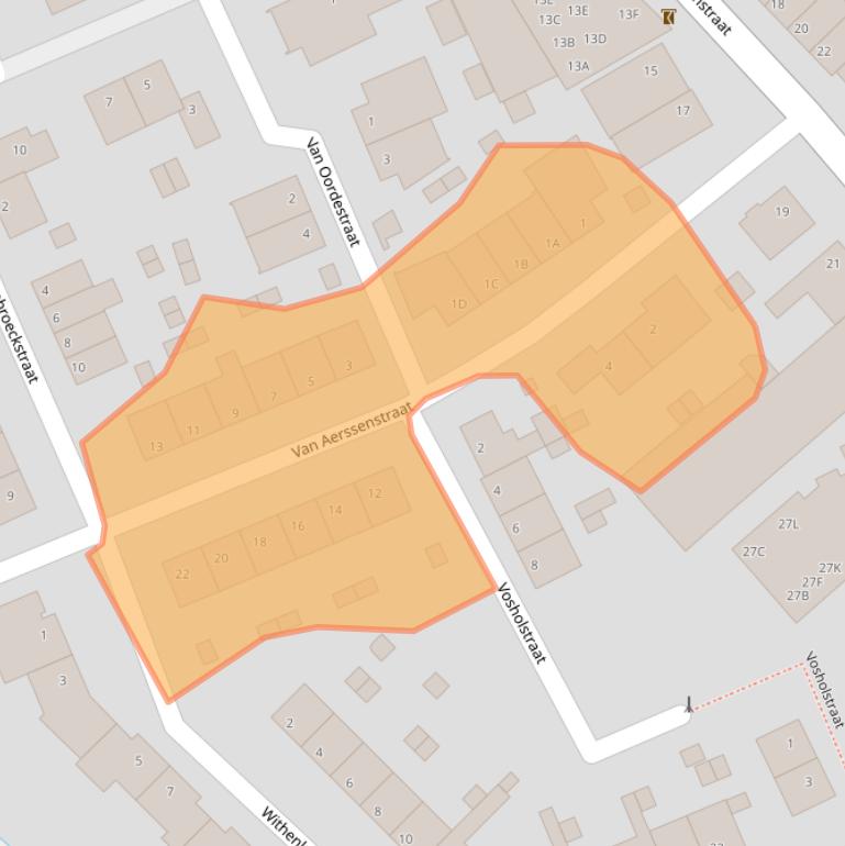 Kaart van postcodegebied 2471AG.