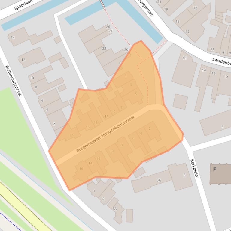 Kaart van postcodegebied 2471AL.