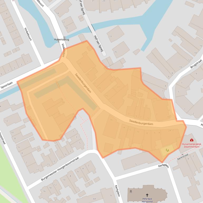 Kaart van postcodegebied 2471AR.