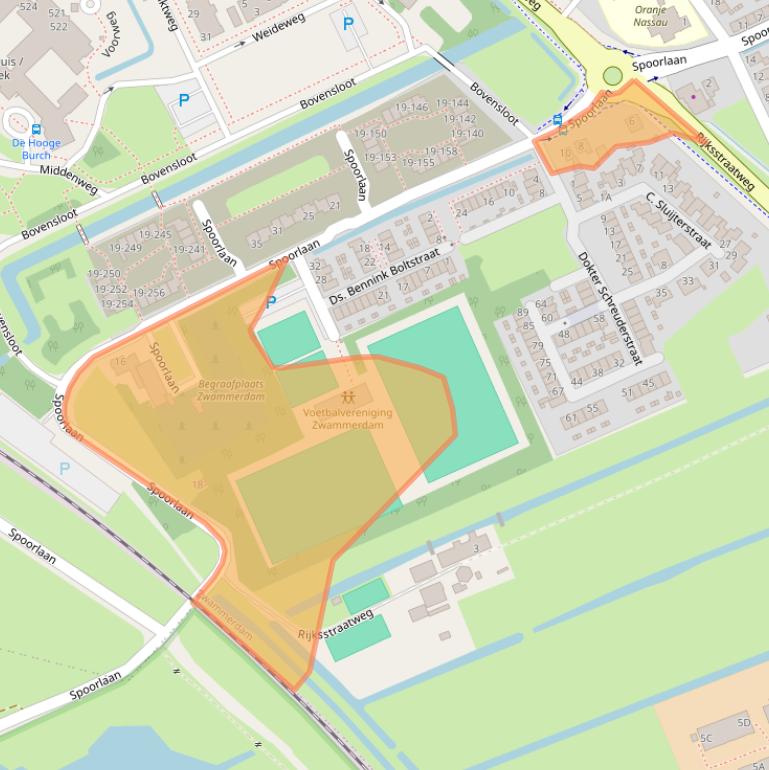 Kaart van postcodegebied 2471PA.