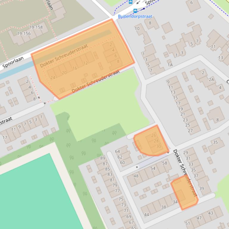 Kaart van postcodegebied 2471PS.