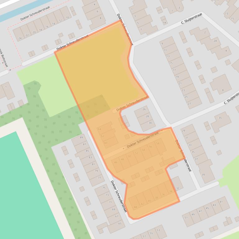 Kaart van postcodegebied 2471PT.