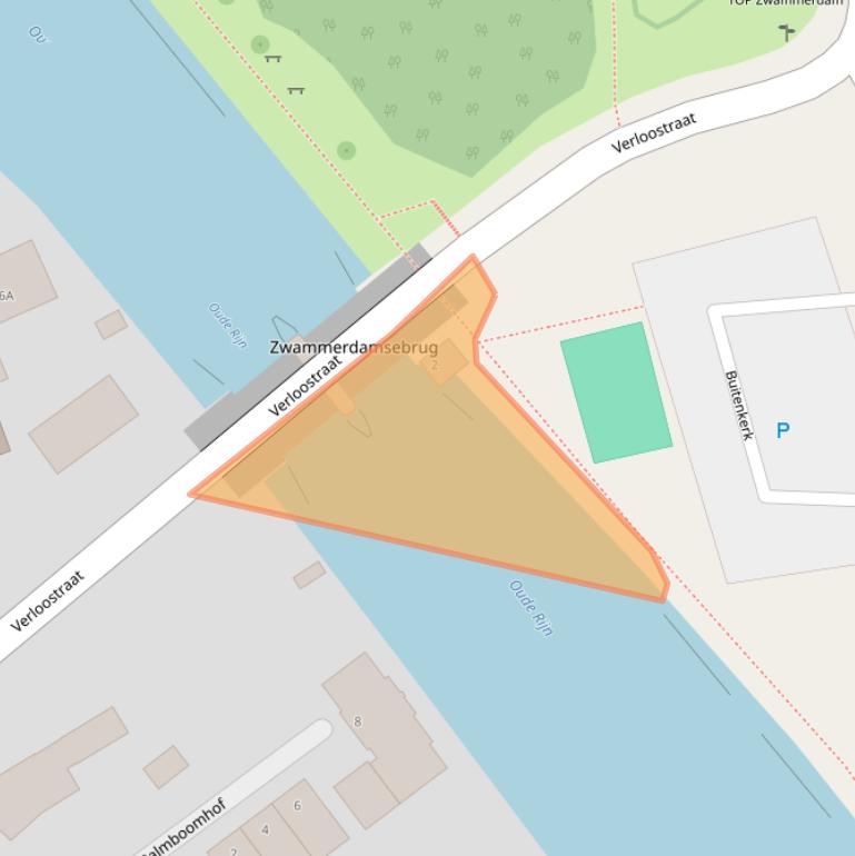 Kaart van postcodegebied 2471XL.