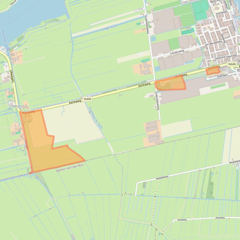 Kaart van postcodegebied 2481KD.