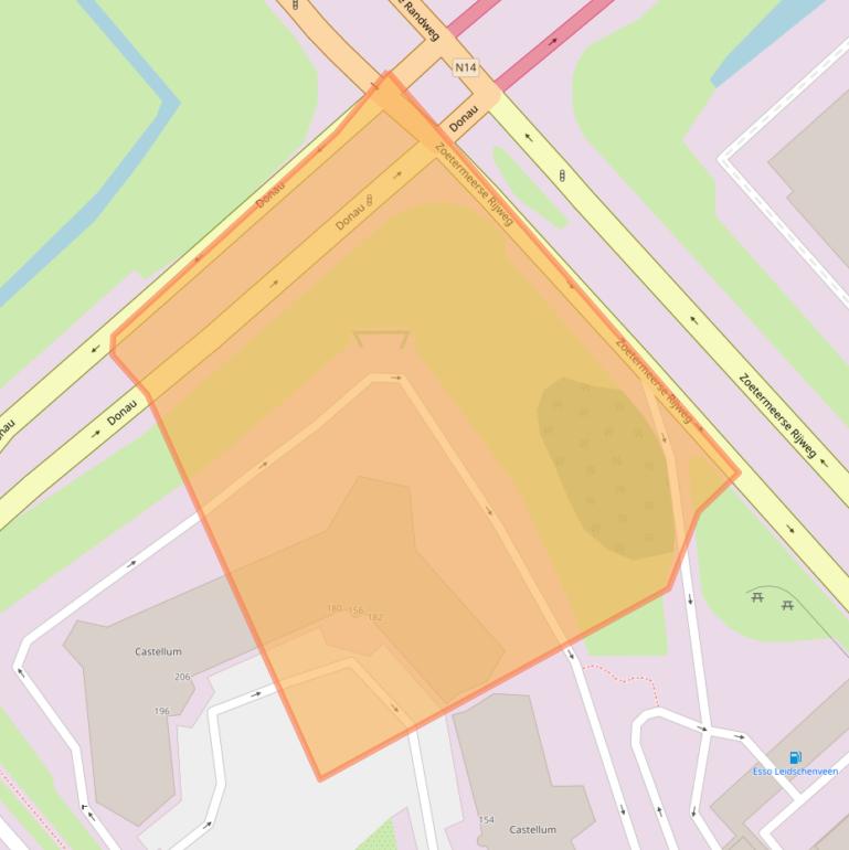 Kaart van postcodegebied 2491AL.