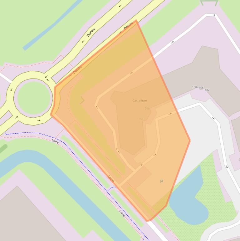 Kaart van postcodegebied 2491AM.