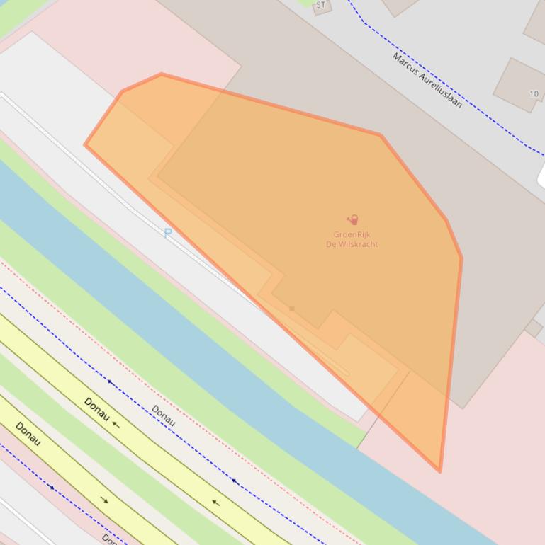 Kaart van postcodegebied 2491BB.