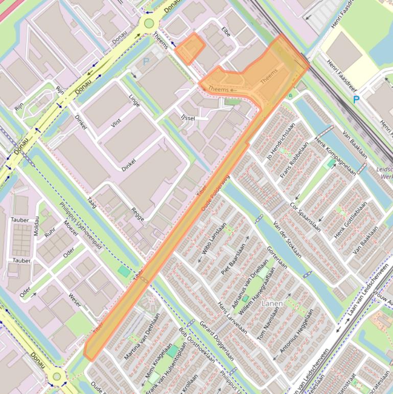 Kaart van postcodegebied 2491BR.