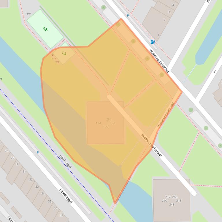 Kaart van postcodegebied 2492PV.