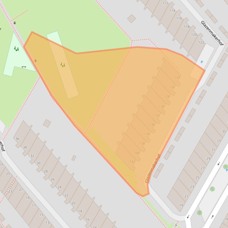 Kaart van postcodegebied 2492RW.