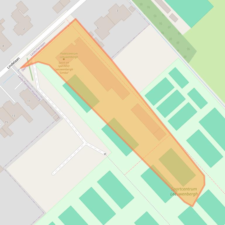 Kaart van postcodegebied 2495BA.