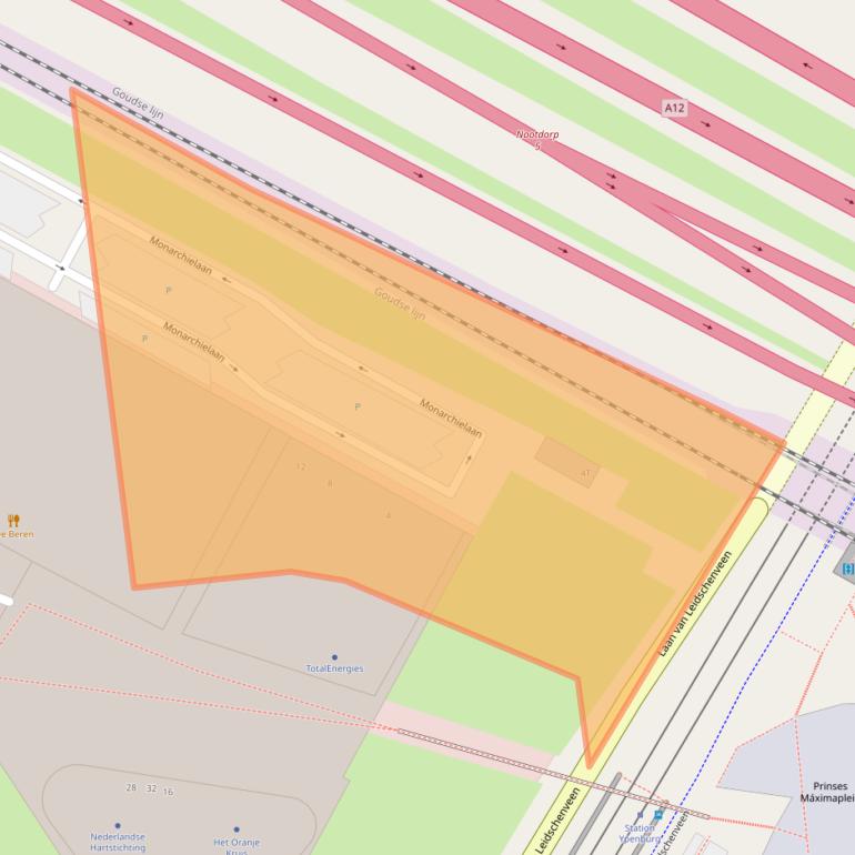 Kaart van postcodegebied 2496XC.